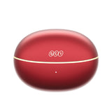 Audífonos inalámbricos QCY Crossky C30S rojos llamadas claras, micrófono dual ENC
