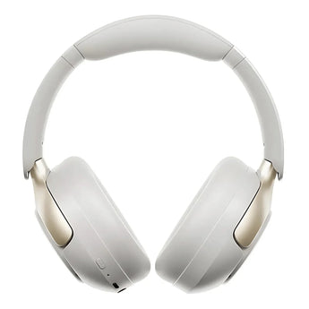 Audífonos QCY H3 Pro blanco vista frontal, ANC, Bluetooth 5.4