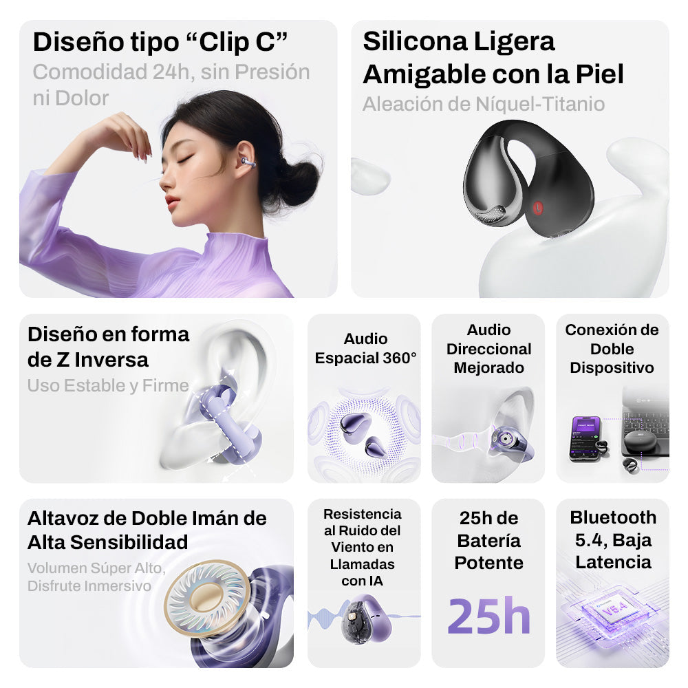 Audífonos Inalámbricos QCY Crossky C30