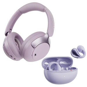 QCY Audífonos H3 Pro Purpura + QCY Audífonos Inalámbricos Crossky C30 Morado