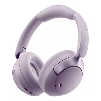 Audífonos QCY H3 Pro púrpura, vista frontal,  ANC híbrida 50 dB