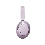 Audífonos QCY H3 Pro púrpura vista lateral, ANC, batería 55h