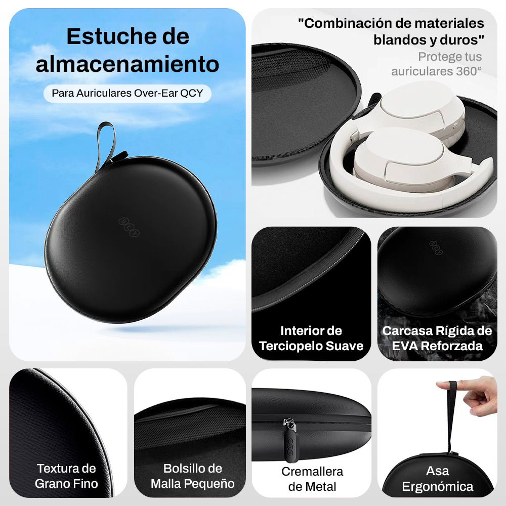 Audífonos Inalámbricos QCY H3S + Case QCY STD - Orro Home Perú