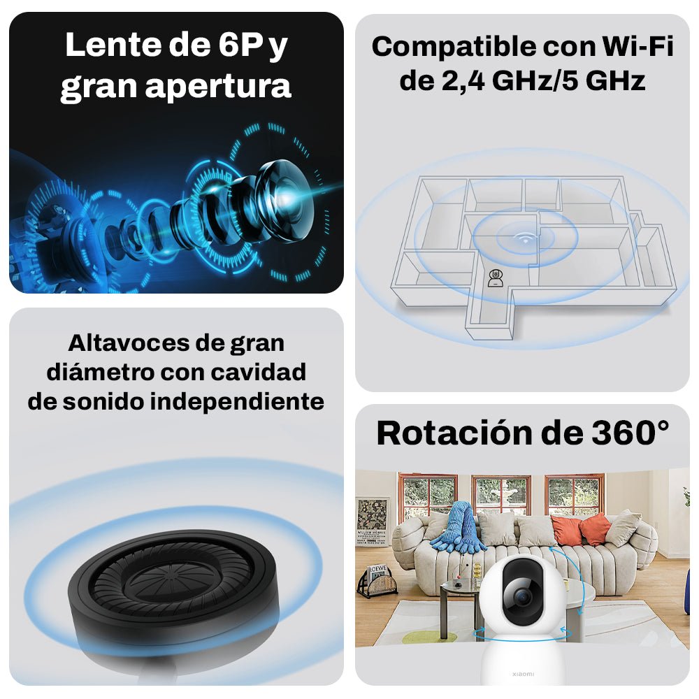 Xiaomi smart camera C400 2.5K UHD - Orro Home Perú