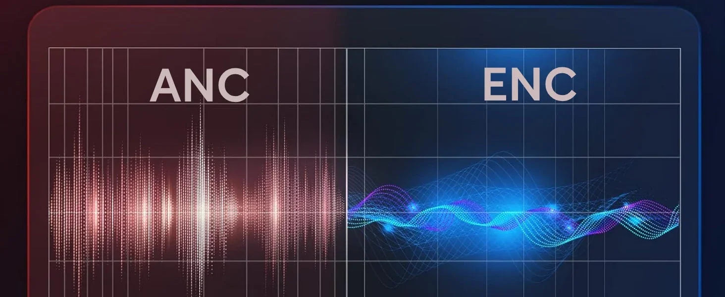 ¿Has escuchado hablar de ANC y ENC en audífonos?
