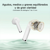 Audifonos Inalambricos QCY T29 Ailybuds Lite In-ear TWS, Bluetooth 5.3, Baja latencia de 68ms - Orro Home Perú