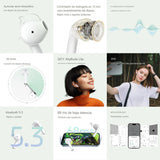 Audifonos Inalambricos QCY T29 Ailybuds Lite In-ear TWS, Bluetooth 5.3, Baja latencia de 68ms - Orro Home Perú