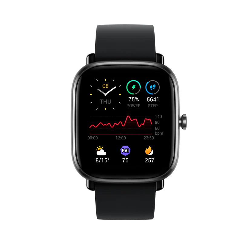 Reloj SmartWatch Amazfit GTS 2 Mini, Pantalla AMOLED de 1,55″, 14 Dias de Bateria, Resistencia al agua 5 ATM, Bluetooth 5.0