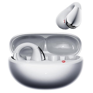 Audífonos QCY Crossky C30S deportivos, Bluetooth 6.0, batería larga, plateado
