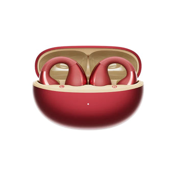 Audífonos QCY Crossky C30S rojos batería 40h, carga rápida USB-C