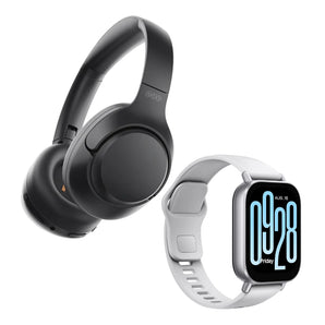 QCY Audífonos H3 + Smartwatch Redmi watch Active Silver