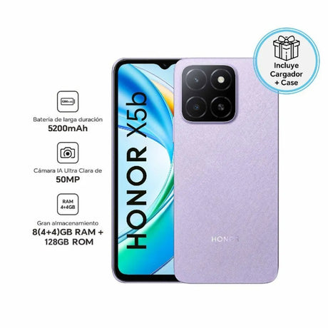 Celular Honor X5B Eu 128Gb + 4Gb Blue   13 Mp 6.56"