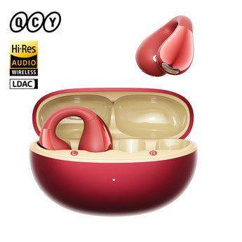 Auriculares QCY Crossky C30S rojos Bluetooth 6.0, conexión estable