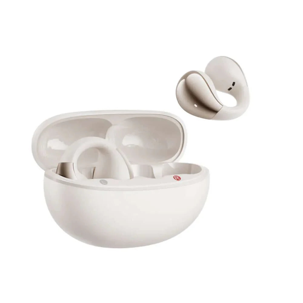 Auriculares QCY Crossky C30 blanco clip oreja BT 5.4