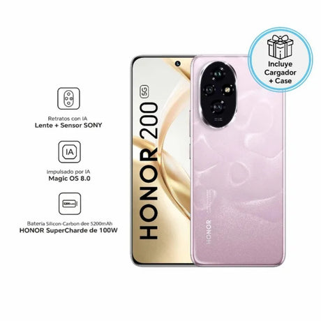 Celular Honor 200 Eu 256Gb + 12Gb 50 Mp 6.7"