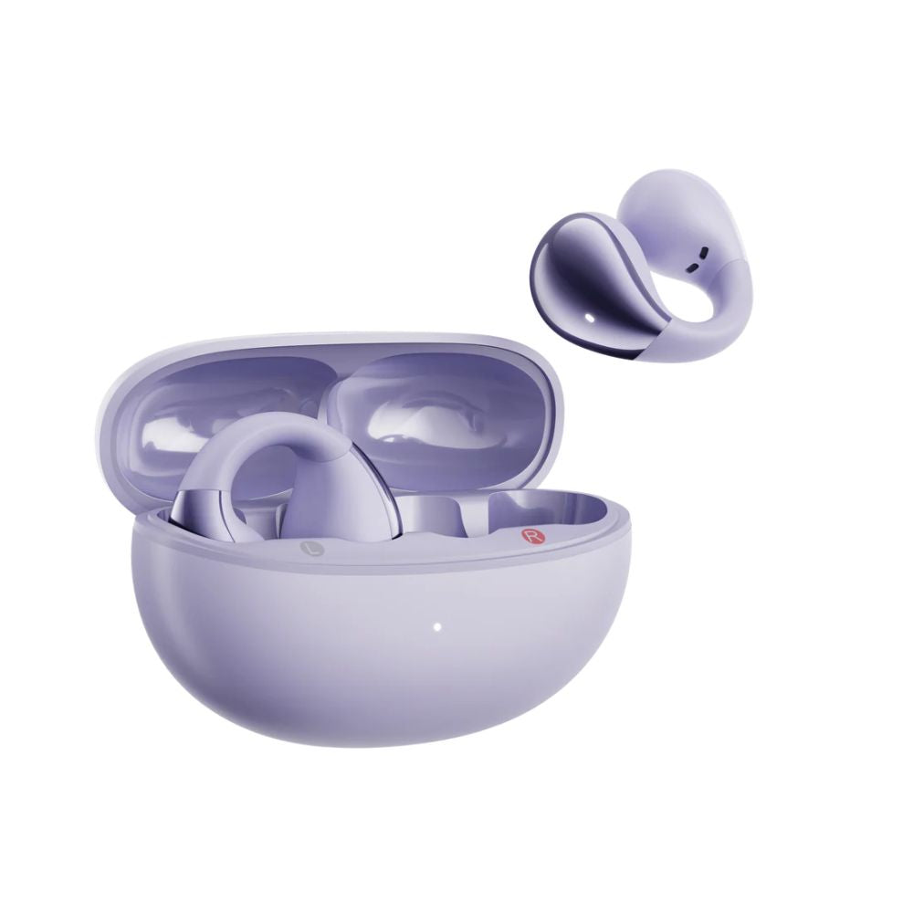 Audífonos Inalámbricos QCY Crossky C30 Con Clip Para Oreja, Open-ear, Bluetooth 5.4, 25 Horas De Batería, Protección IPX4 Contra Salpicaduras, Deportivos