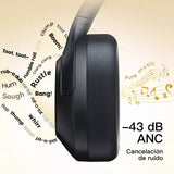 Audífonos Inalámbricos Haylou S30 Pro, Micrófono Desmontable, Cancelación De Ruido -43db, 80 Horas De Reproducción, App De Sonido Personalizado