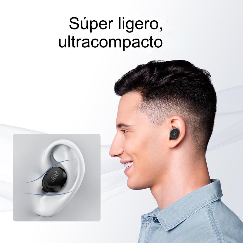 Audifonos QCY T27, con Bluetooth 5.1, HIFI Audio, Control táctil, Baja latencia, ENC, 26 horas - Orro Home Perú