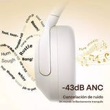 Audífonos Inalámbricos Haylou S30 Pro, Micrófono Desmontable, Cancelación De Ruido -43db, 80 Horas De Reproducción, App De Sonido Personalizado