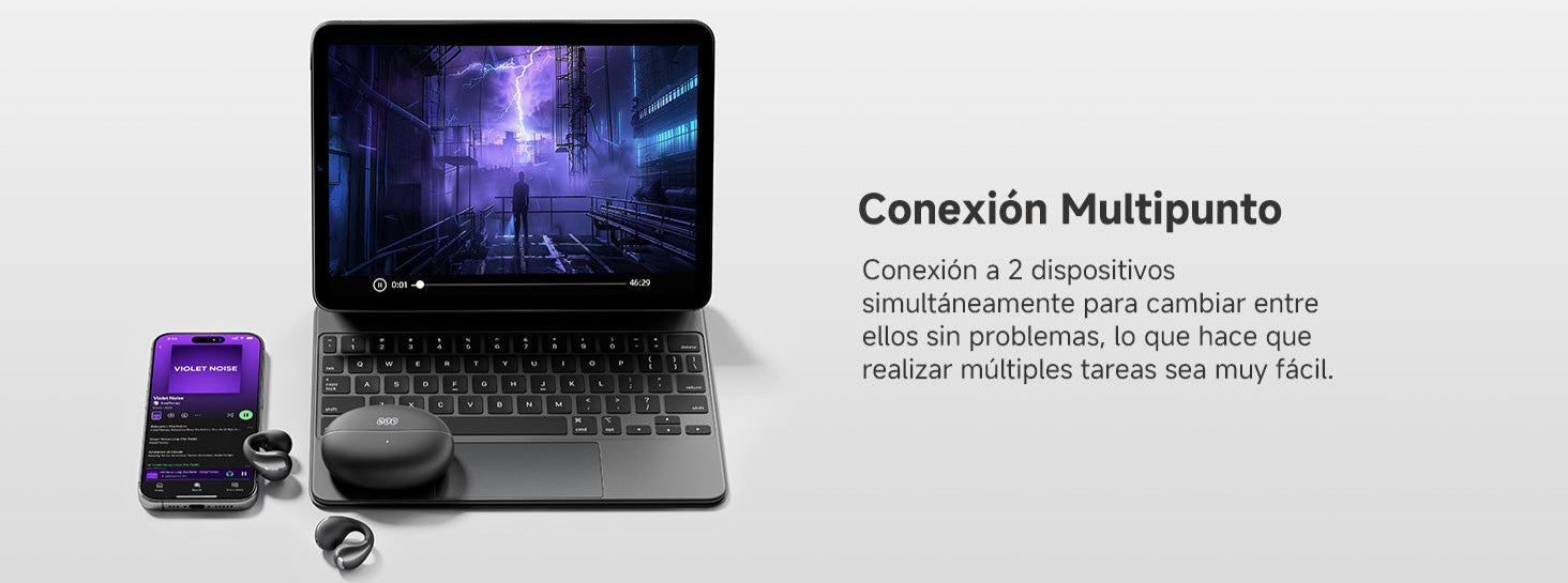 Conexión multipunto con dos dispositivos 