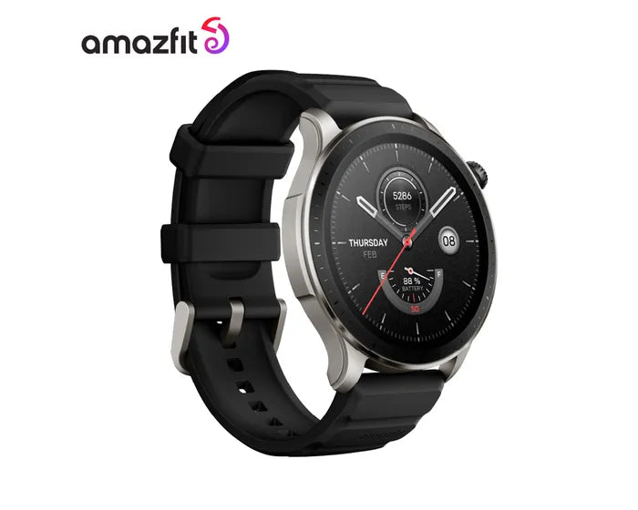 Reloj Smarwatch Amazfit GTR 4, Pantalla de 1,43", Resistente al agua, Bateria de 14 dias, Llamas bluetooth, Compatible con alexa