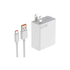Xiaomi 67W Charger Kit: Carga Super Rápida con Cable USB-C