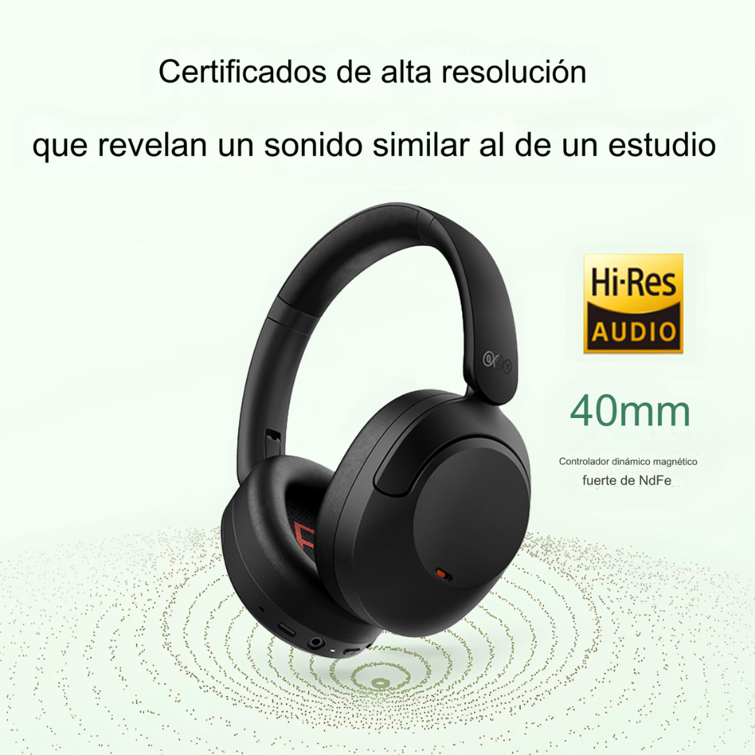 Audífonos Inalámbricos Qcy H4 Anc Activa 80h Hi-res BT 5.3 - Orro Home Perú