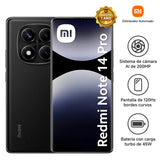 Celular Redmi Note 14 Pro 4G EU 256GB + 8GB 200MP 6.67"