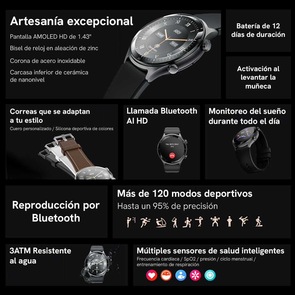 SmartWatch Bluetooth QCY Active GT