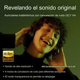 Audífonos Inalámbricos Qcy H4 Anc Activa 80h Hi-res BT 5.3 - Orro Home Perú
