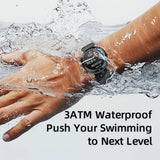 Reloj SmartWatch Bluetooth QCY Active GT Amoled 1.43", Resistente al agua ATM3, Más de 120 modos deportivos