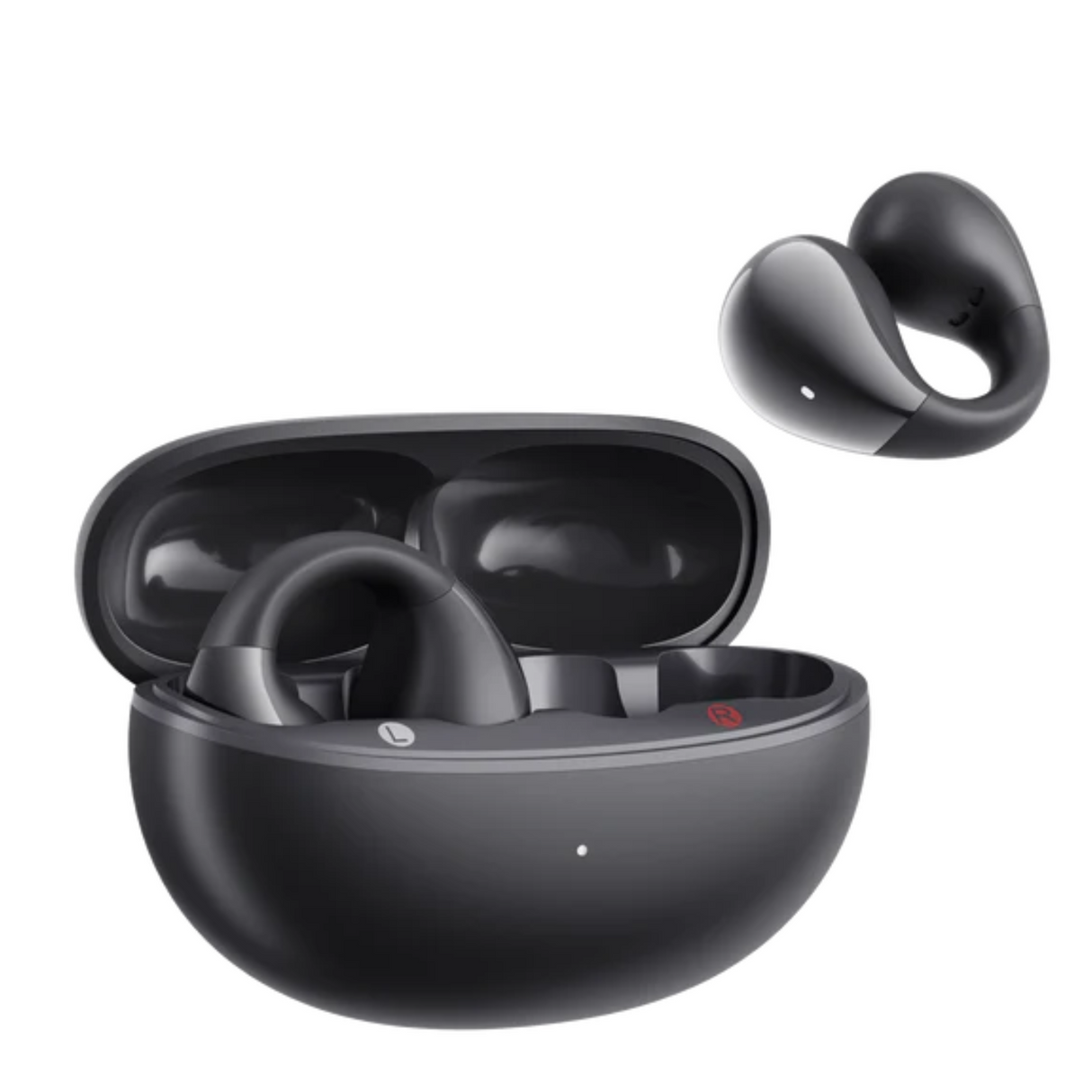 Audífonos Inalámbricos QCY Crossky C30 Con Clip Para Oreja, Open-ear, Bluetooth 5.4, 25 Horas De Batería, Protección IPX4 Contra Salpicaduras, Deportivos