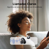 Audífonos Inalámbricos QCY Crossky C30 Con Clip Para Oreja, Open-ear, Bluetooth 5.4, 25 Horas De Batería, Protección IPX4 Contra Salpicaduras, Deportivos