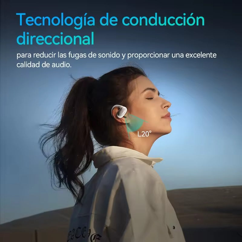Auriculares deportivos QCY Crossky GTR2 Impermeables, con Bluetooth 5.4, Ganchos para la oreja, Bass Boost - Orro Home Perú