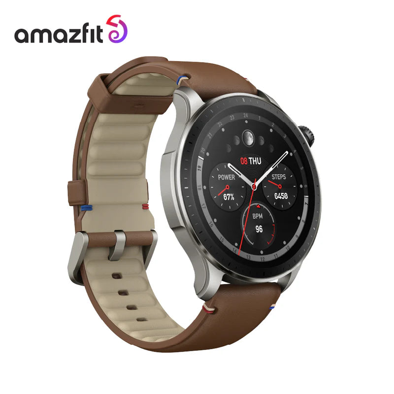 Reloj Smarwatch Amazfit GTR 4, Pantalla de 1,43", Resistente al agua, Bateria de 14 dias, Llamas bluetooth, Compatible con alexa