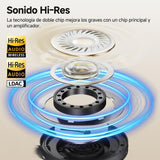 Audífonos Inalámbricos QCY H3 Pro, Cancelación Activa de Ruido -50dB, Bluetooth 5.4, Audio Hi-Res, Codec LDAC, 55 Horas de Batería