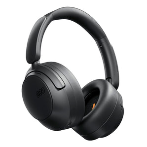 Audífonos Inalámbricos QCY H3S over-ear en negro con cancelación activa de ruido.