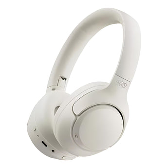 Audífonos QCY H3 ANC blancos con cancelación de ruido activa 43 dB, Bluetooth 5.3 y Hi-Res LDAC