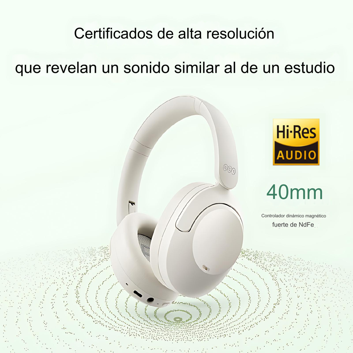 Audífonos Inalámbricos Qcy H4 Anc Activa 80h Hi-res BT 5.3 - Orro Home Perú