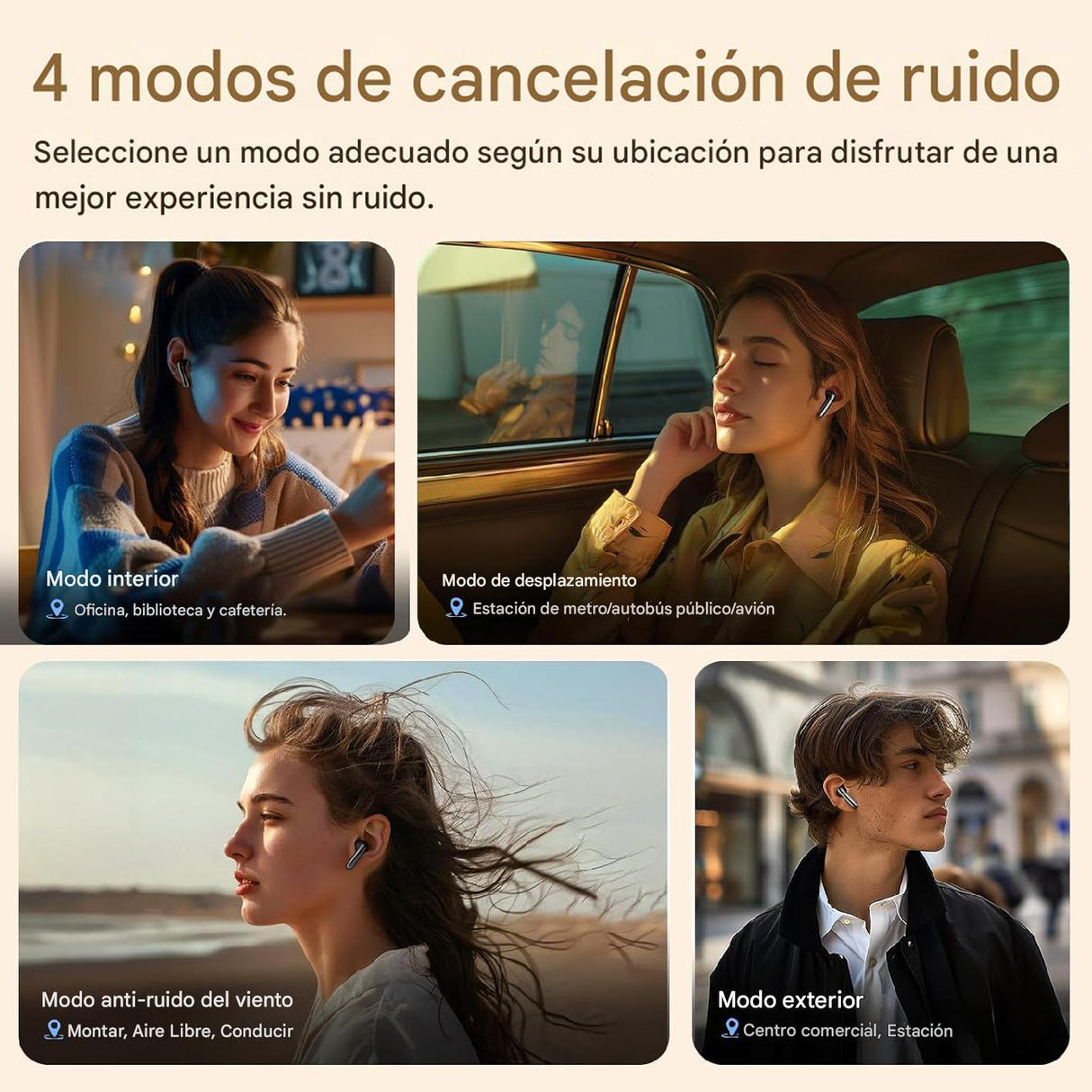 Audifonos Inalambricos QCY Melobuds Pro HT08, Audio Hi-Res, Codec LDAC, 34 horas de reproducción, 6 microfonos integrados, Graves Potentes