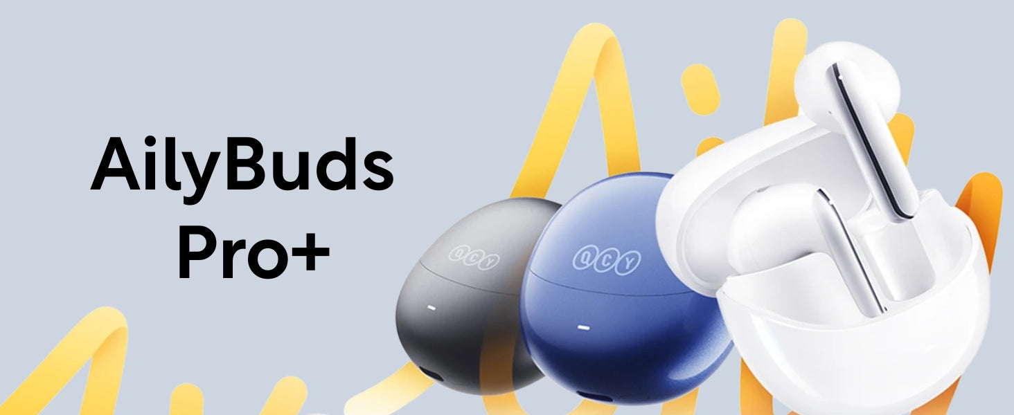 qcy ht10 ailybuds pro+ con cancelación de ruido activa y audio ldac hi‑res para un sonido envolvente