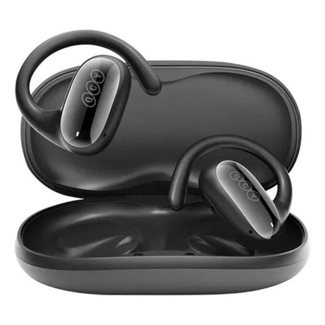 Auriculares deportivos QCY Crossky GTR2 Impermeables, con Bluetooth 5.4, Ganchos para la oreja, Bass Boost - Orro Home Perú