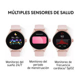 Smartwatch Bluetooth QCY Elite Amoled 1.19", Resistencia al agua Ipx8, +100 modos deportivos