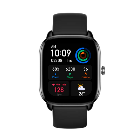 Reloj SmartWatch Amazfit GTS 4 Mini, Pantalla AMOLED de 1,65″, 15 días de Batería, Resistente al Agua 5 ATM