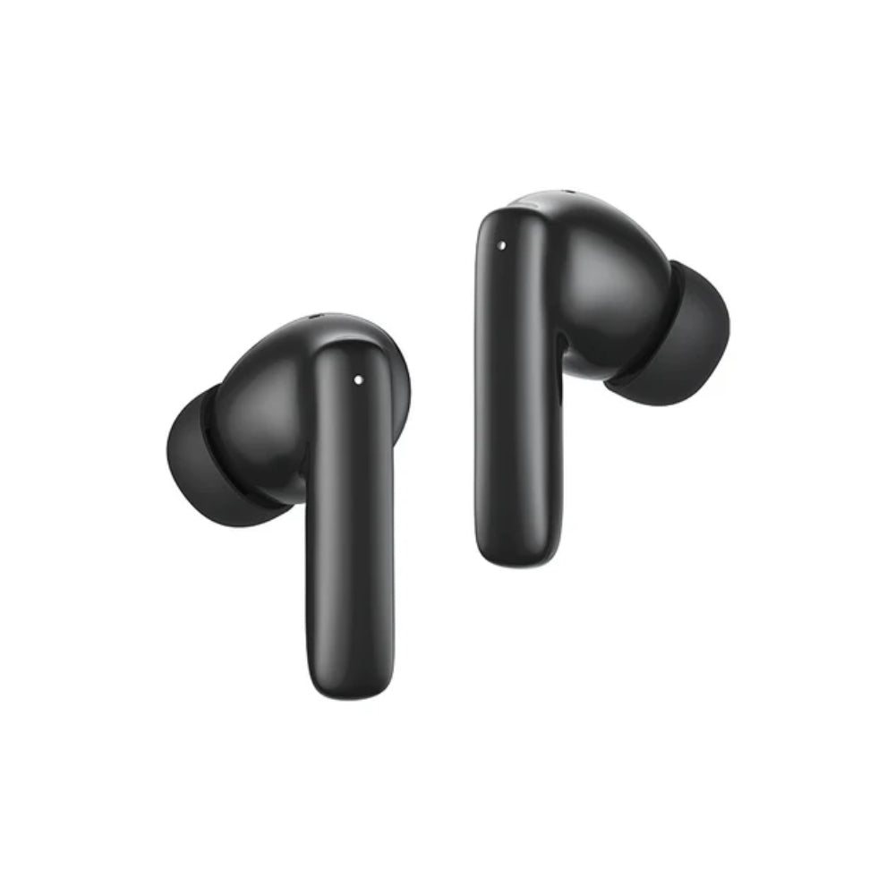Audífonos inalámbricos QCY T13 Pro color negro vista frontal