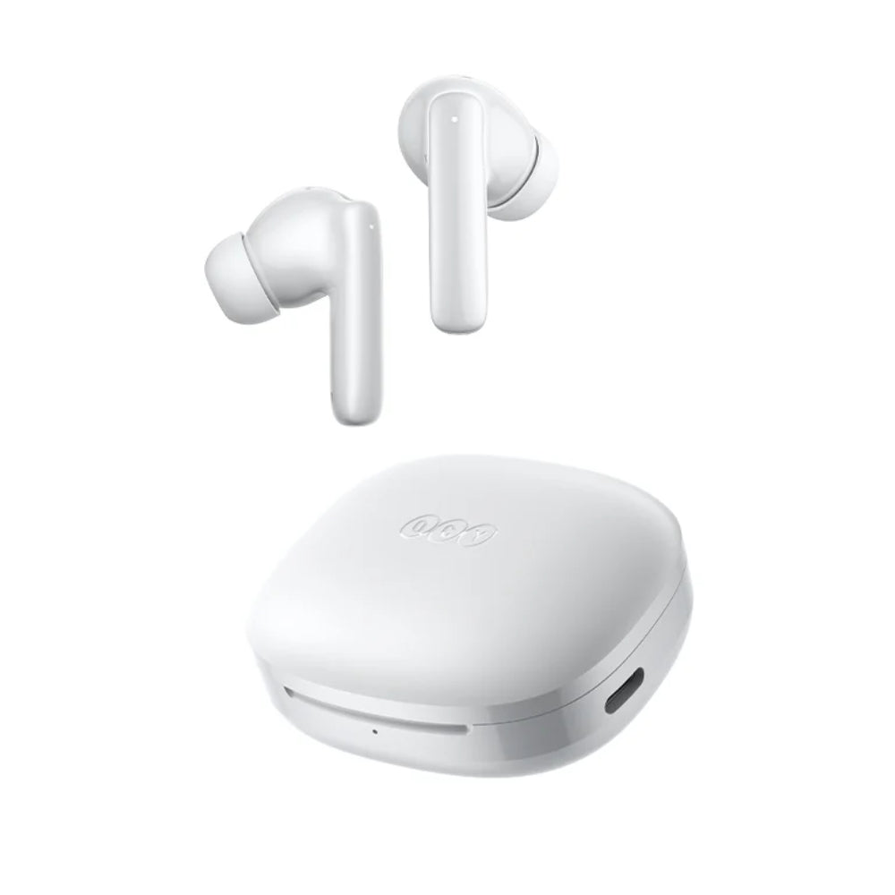 QCY T13 Pro inalámbricos in-ear vista frontal color blanco