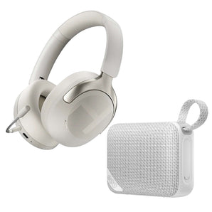 Haylou audífonos S40 + QCY speaker SP2 Blanco