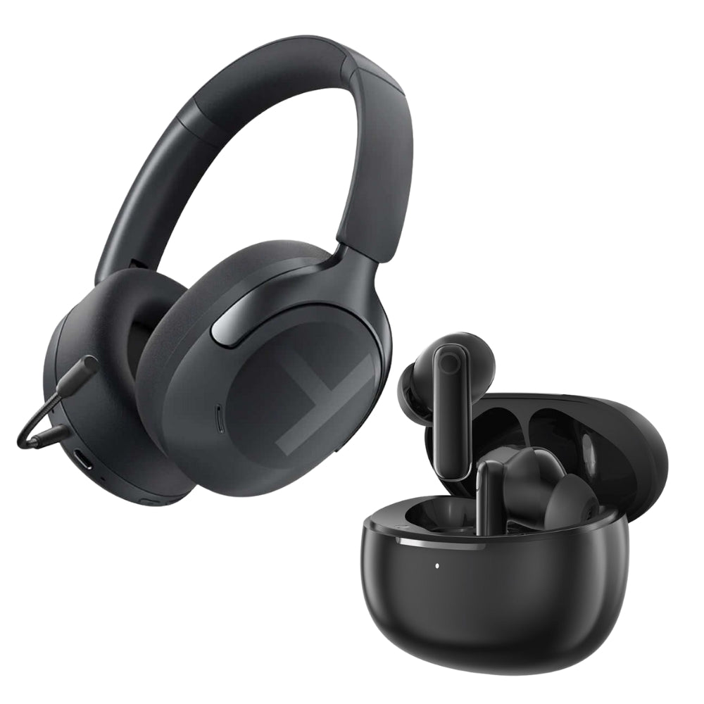 Haylou audifonos S40 + Haylou audífonos HQ5 Negro