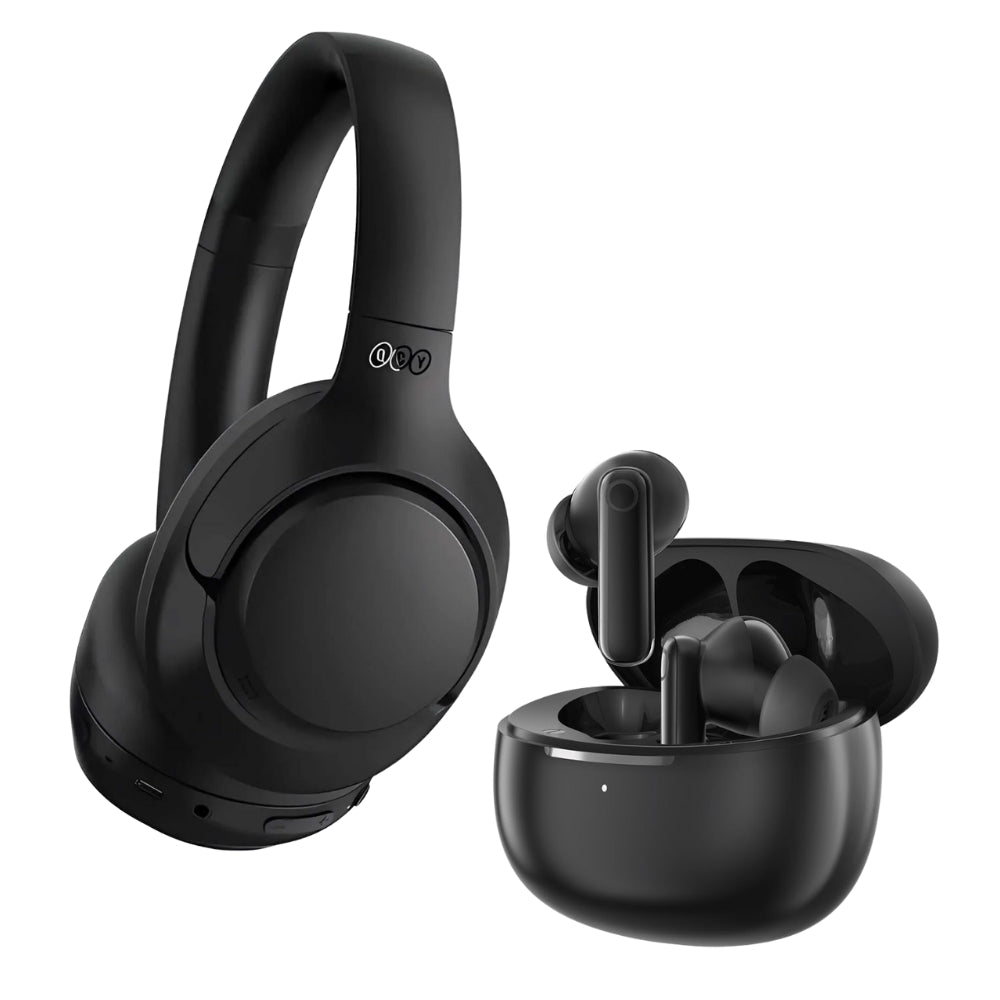 QCY audífonos inalámbricos H3  + Haylou audífonos HQ5 Negro