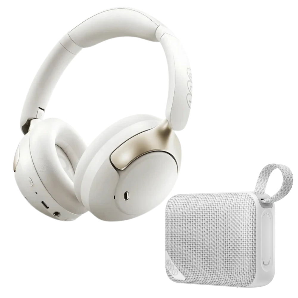 QCY audífonos H3 Pro Blanco + QCY speaker SP2 Blanco